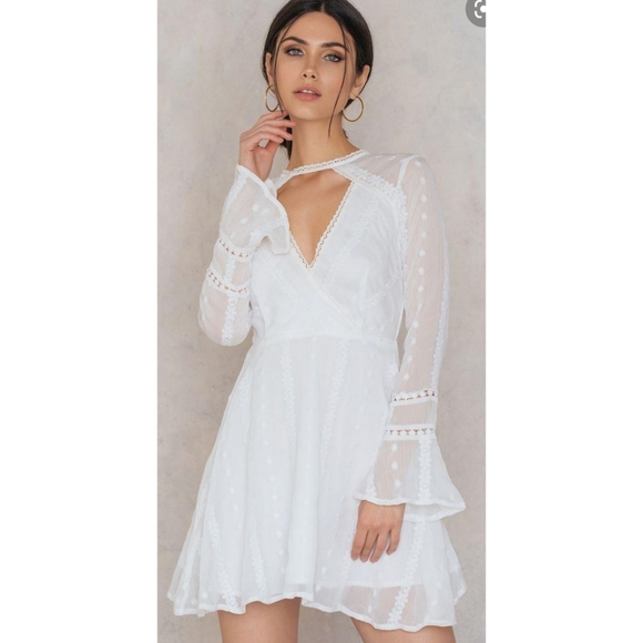 Endless Rose Long Sleeve Embroidered Dress - Picture 3 of 7